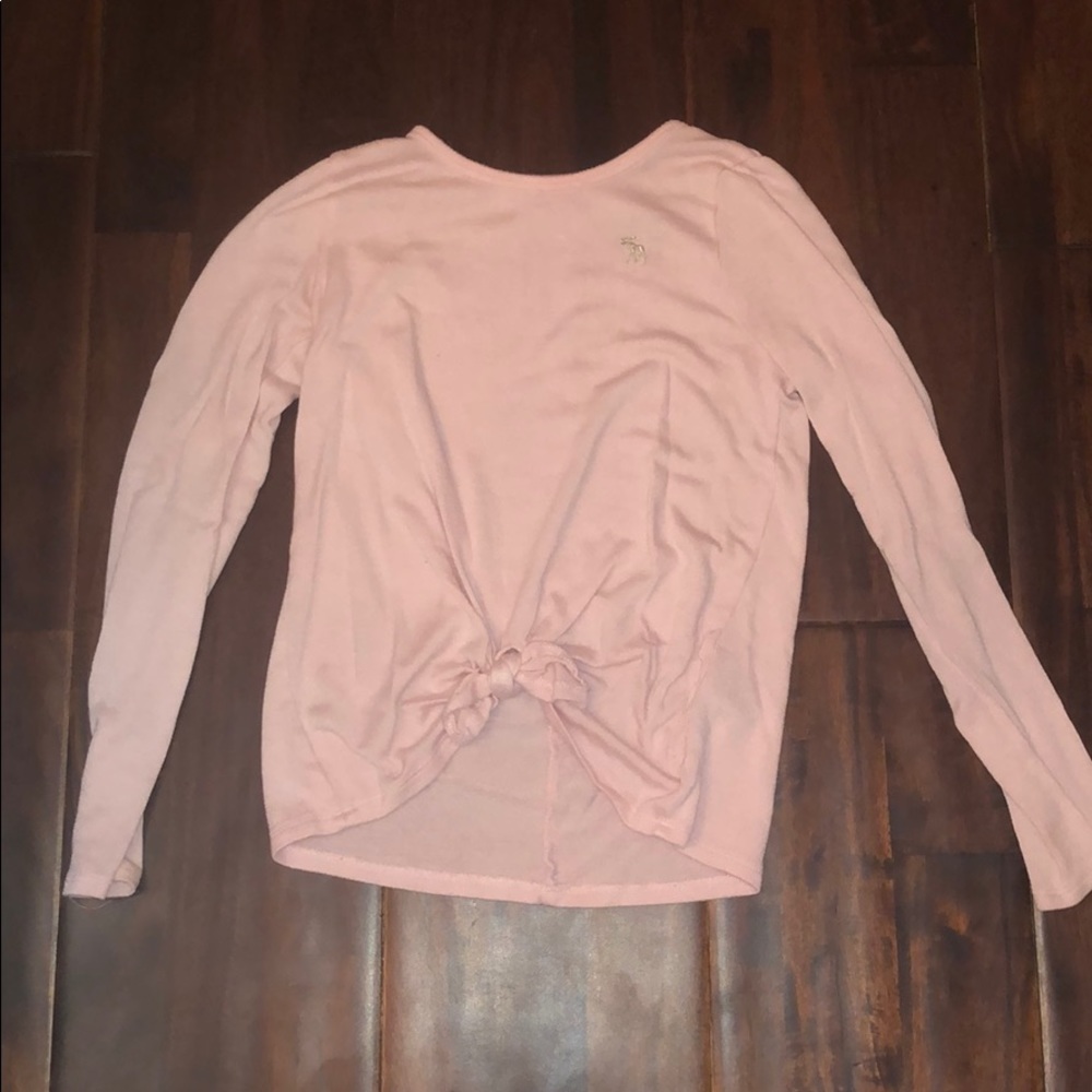 Kids pink Long sleeve shirt